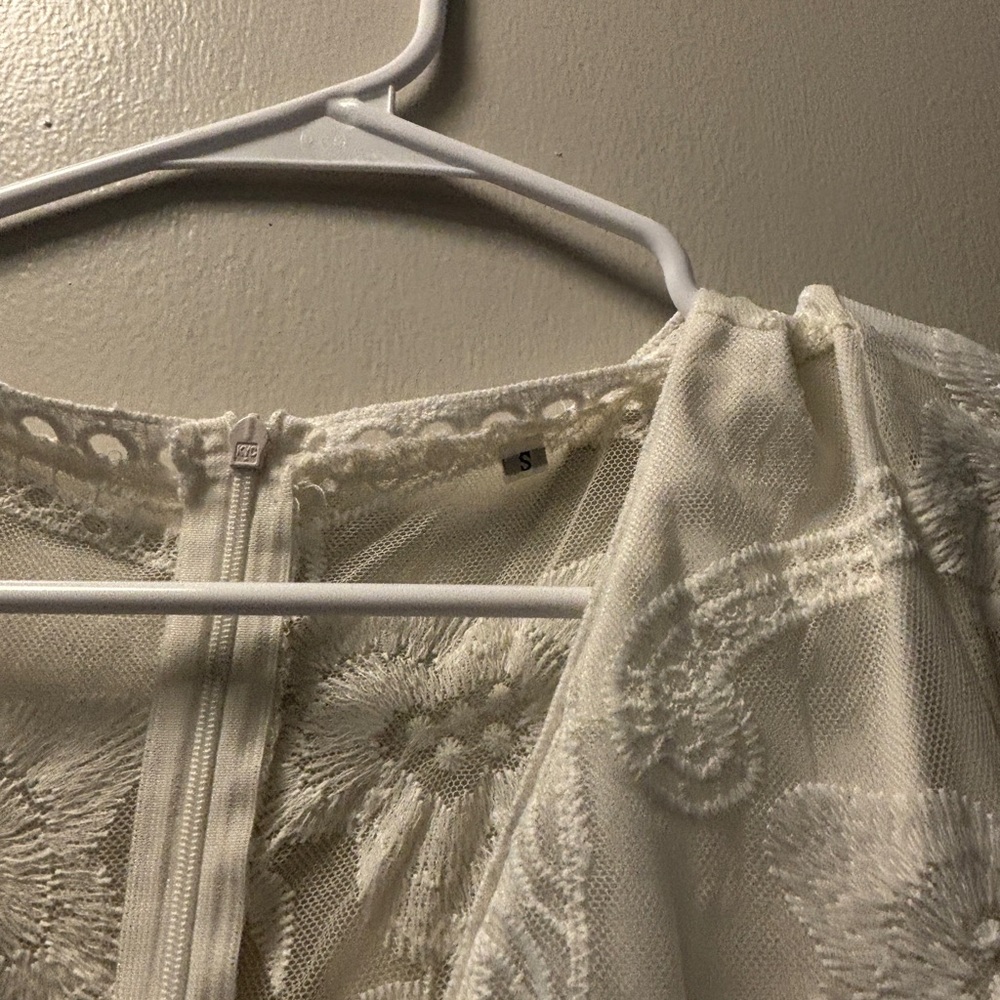 White Lace Dress - Picture 8 of 8